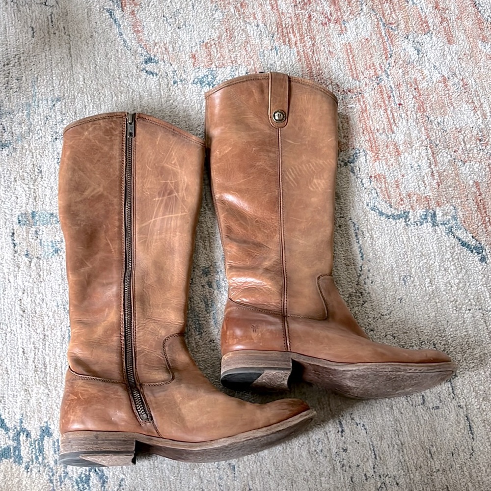 Great fall just under knee high boots!